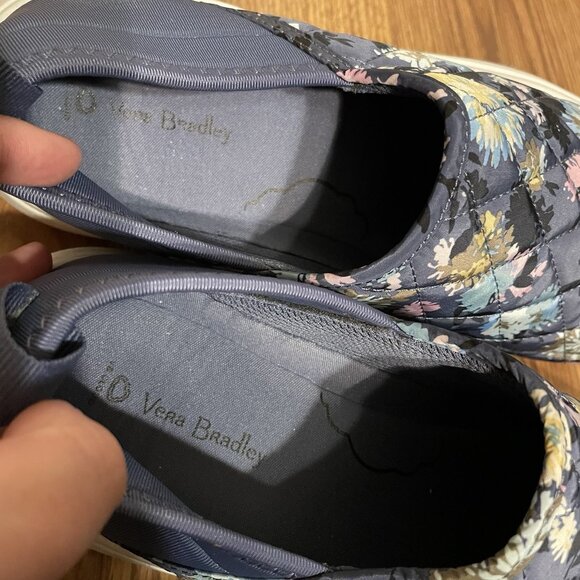 Vera Bradley Women 9 Chrysanthemum Crush Cloud Convertible Slip-On Shoe Sneakers - Picture 10 of 12